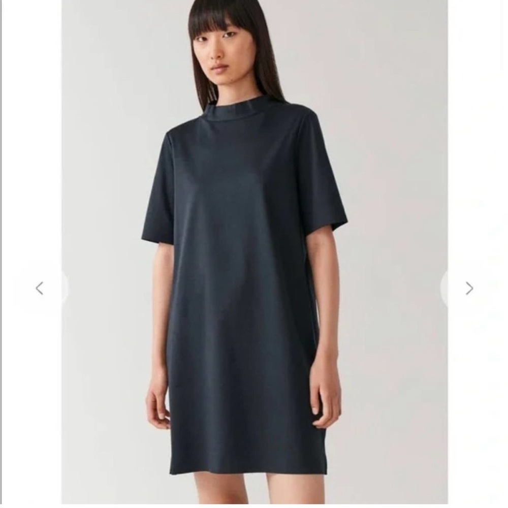 COS Boxy Mock Neck Dress NWT
